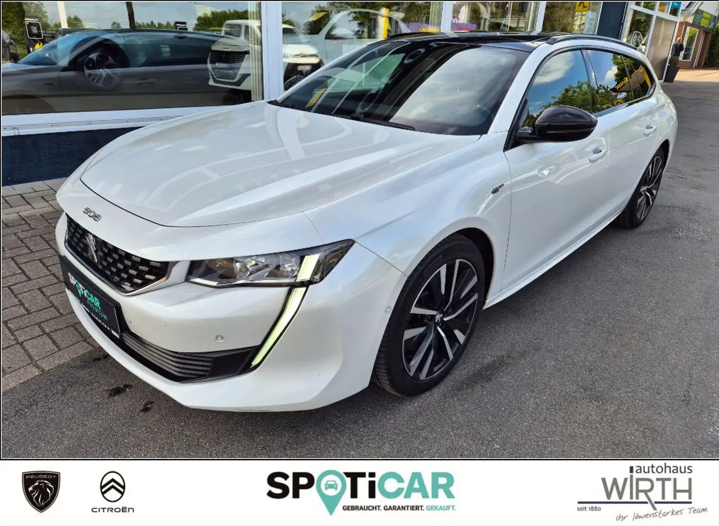 Peugeot 508 SW BlueHDi 180 EAT8 GT ACC+LED+PANORAMA+AHK Blanc - 1