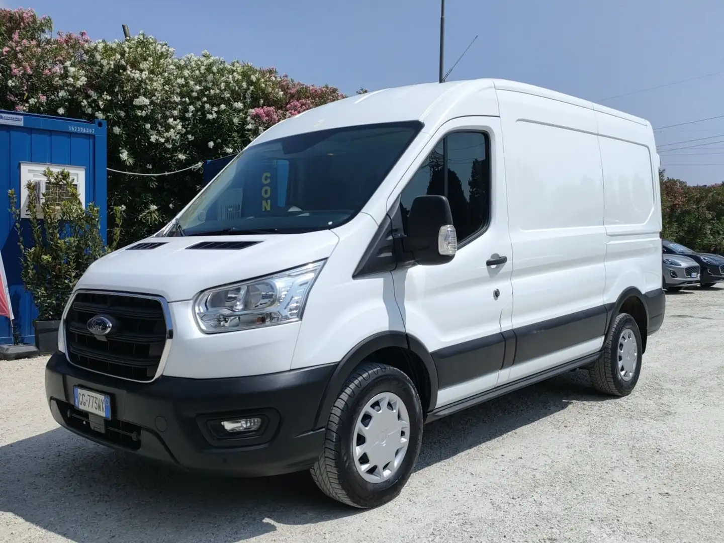 Ford Transit 330 2.0 tdci MHEV 130cv trend L2H2 E6.2 Wit - 1