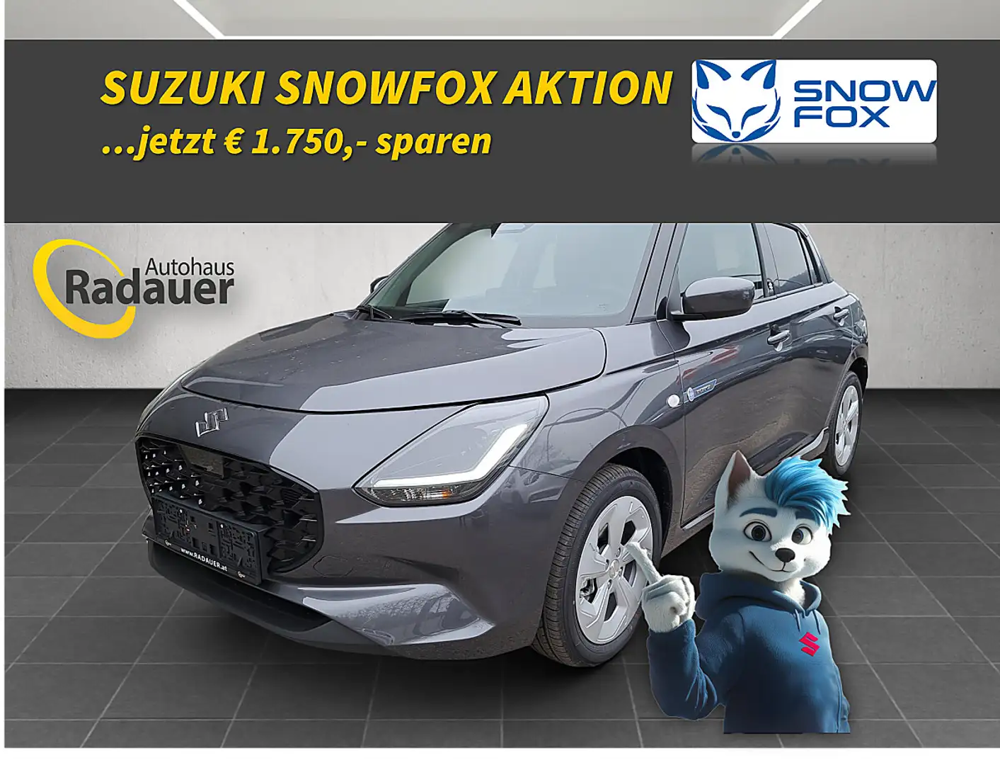 Suzuki Swift 1,2 Hybrid Allgrip Shine Grau - 1