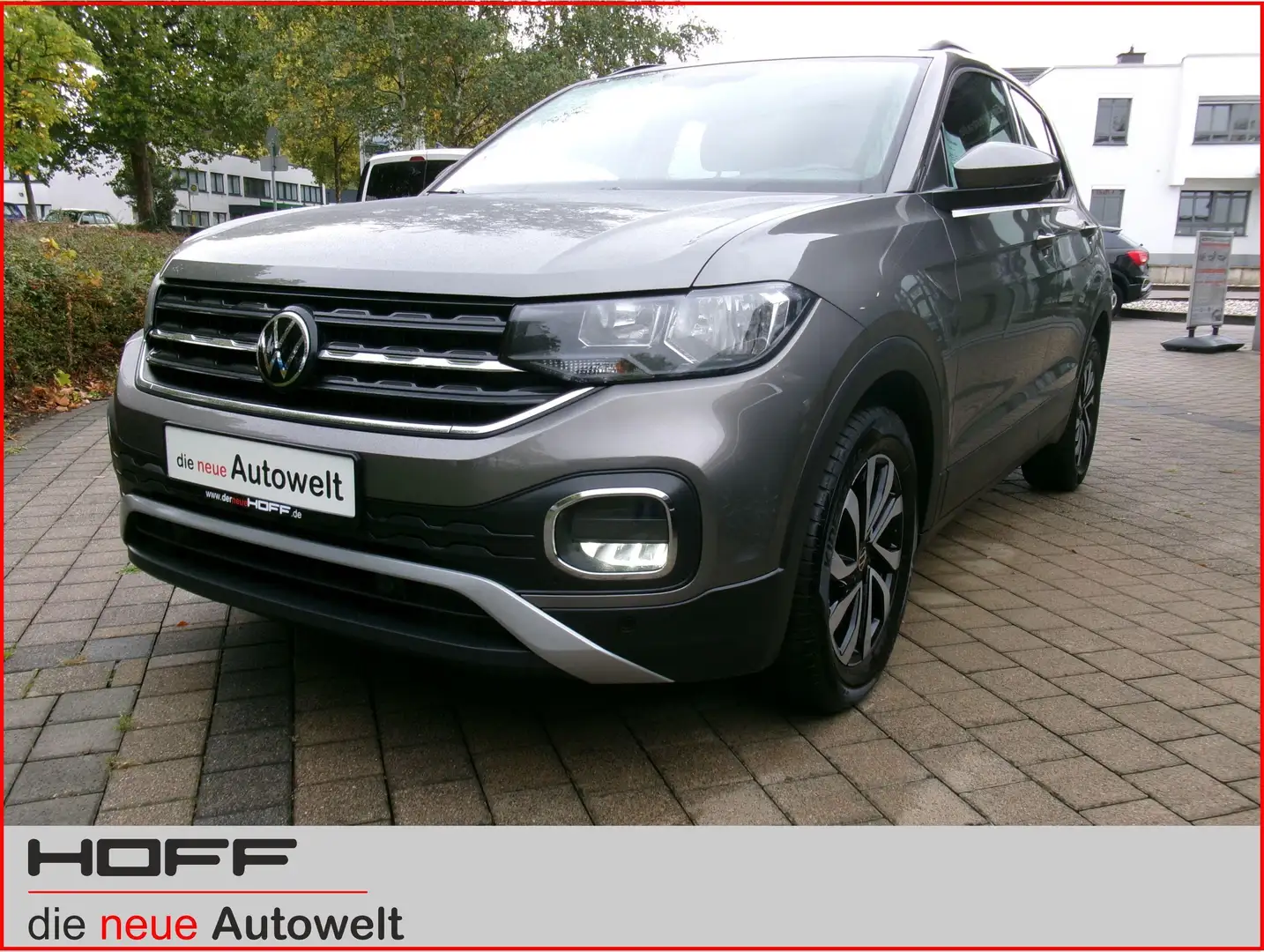 Volkswagen T-Cross 1.0 TSI Active Navi ACC SHZ Einparkhilfe Allwetter Grau - 2