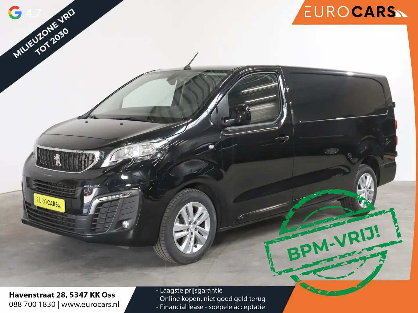 Peugeot Expert 145pk L3 Automaat Airco Navi Cruise Trekhaak Zwart - 1