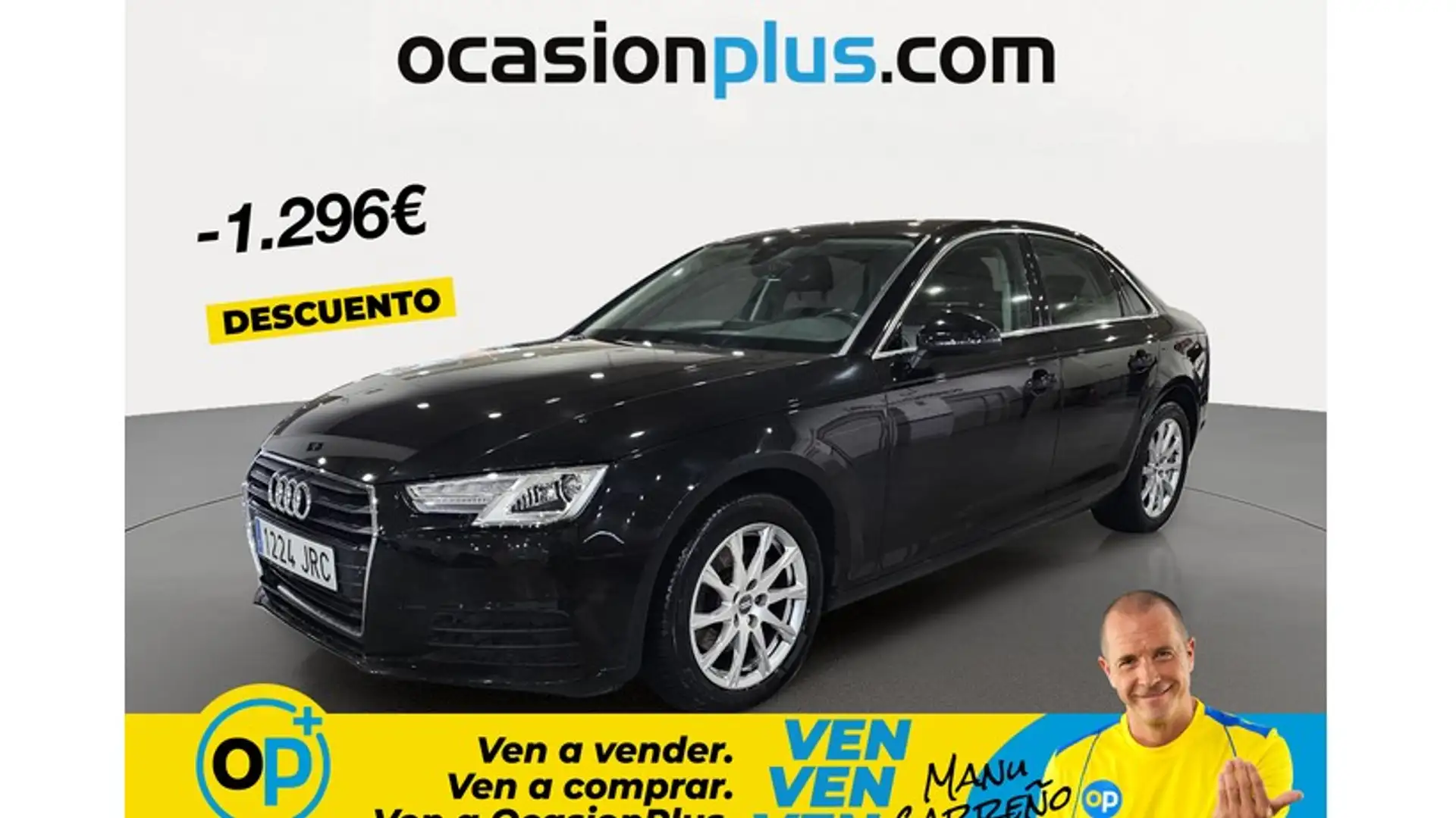 Audi A4 2.0TDI S tronic 110kW Negro - 1