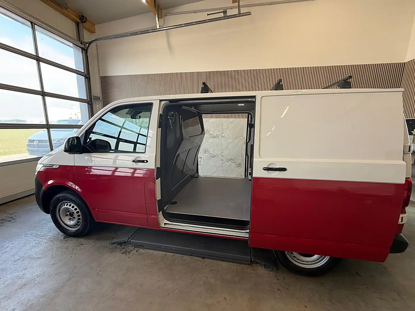 Volkswagen T6.1 Transporter KR Flügel 2,0 TDI Bi Color Standheizung, Schieb... Weiß - 2