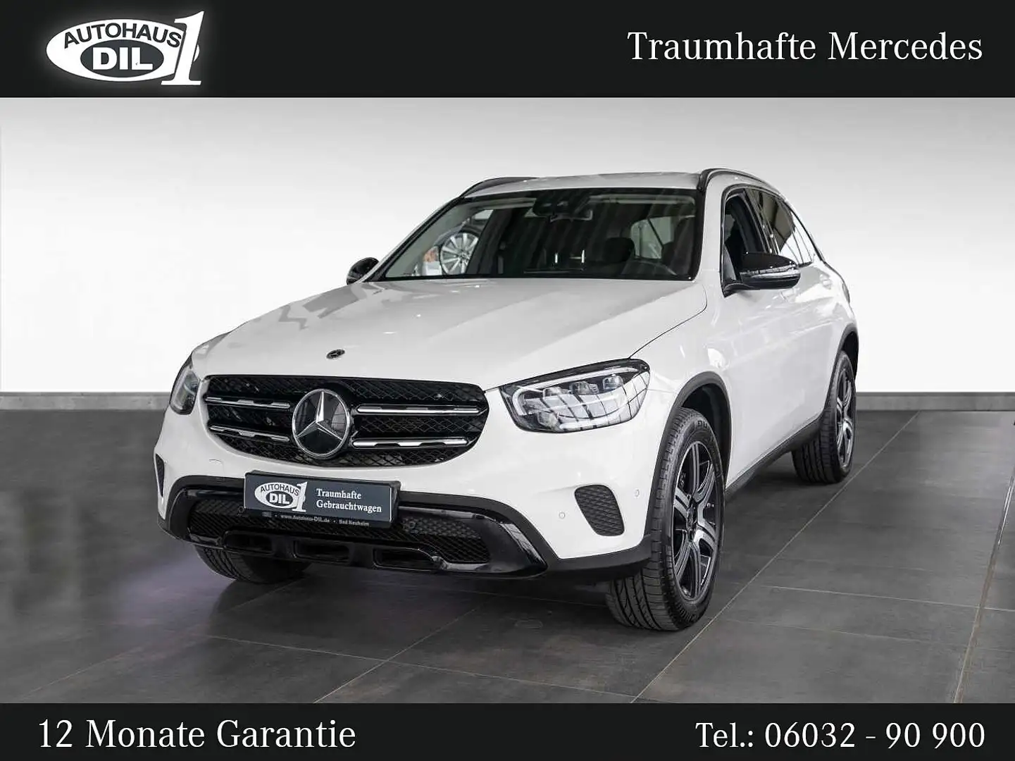 Mercedes-Benz GLC 200 d 4Matic 9G *1.Hand*R-Kamera*AHK*NIGHT* Weiß - 1