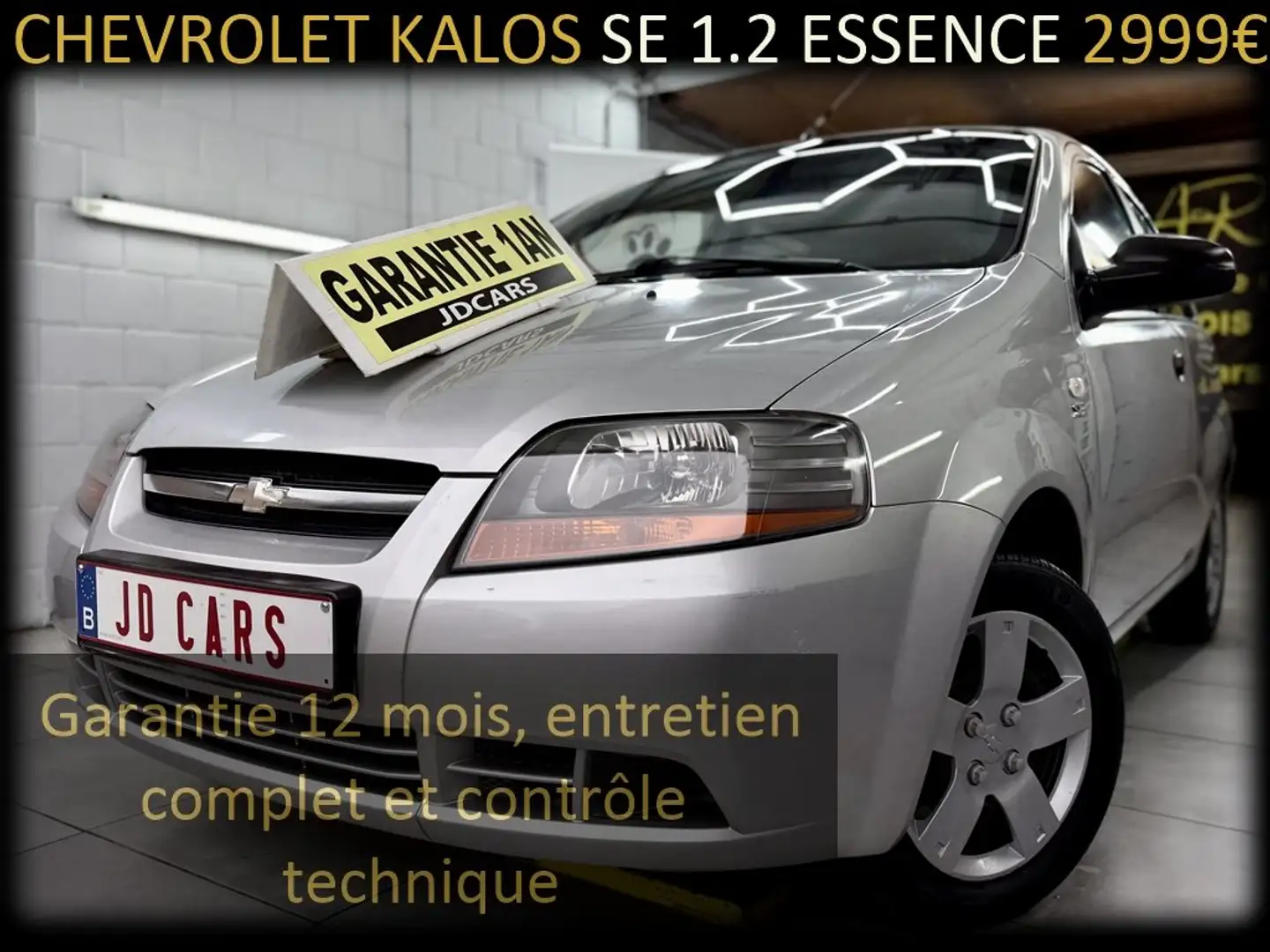 Chevrolet Kalos hatchback 1.2i SE‼️GARANTIE 1AN CTOK‼️ Grau - 1