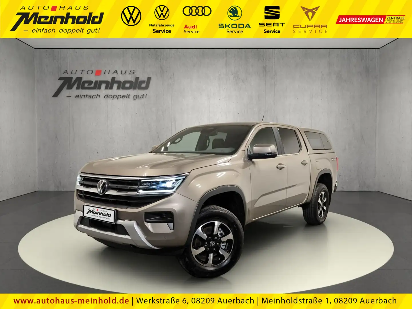 Volkswagen Amarok DC 3.0 TDI 4M Style, Hardtop, AHK ,Standh Beige - 1