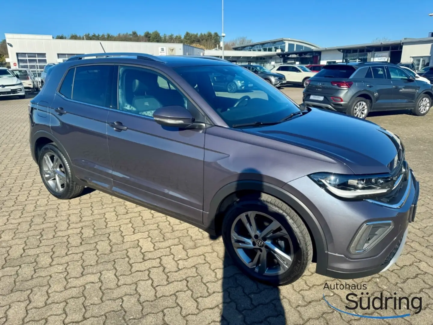 Volkswagen T-Cross 1,5 TSI R-Line DSG AHK Navi IQ.Light Grau - 2