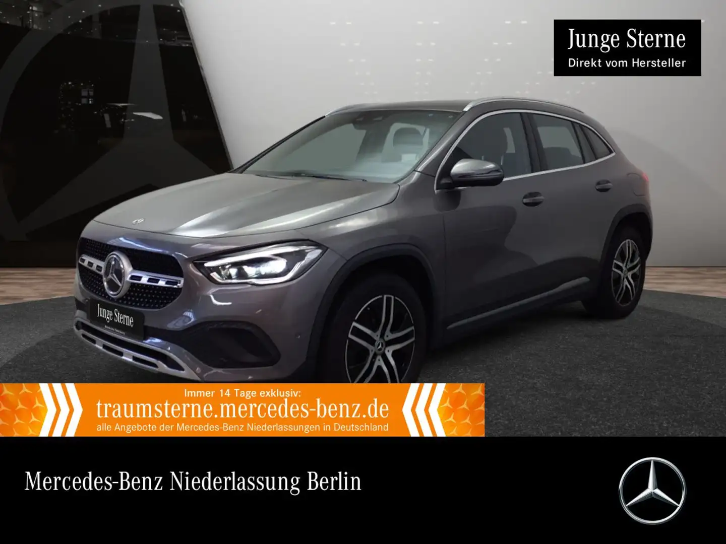 Mercedes-Benz GLA 250 e PROGRESSIVE+AHK+MULTIBEAM+KAMERA+TOTW+8G Grau - 1