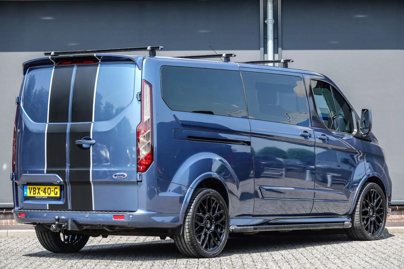 Ford Transit Custom L2H1 2.0Tdci 185Pk Aut. | Sport | Dubbel Cabine | Bleu - 2