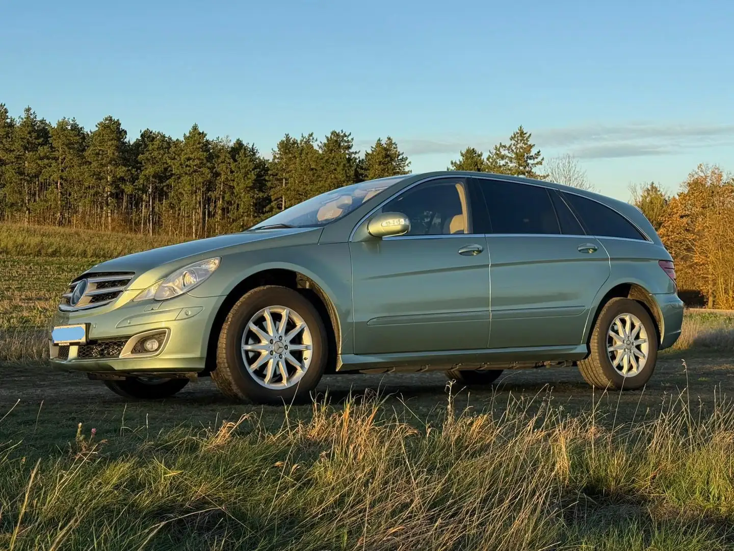 Mercedes-Benz R 320 R-Klasse CDI L 4Matic AHK STHZ Sonderlack Vollaust Grün - 1