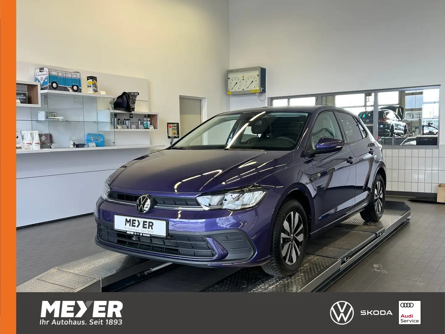 Volkswagen Polo MOVE 1.0 MPI *Garantie,SHZ,PDC* Mauve - 1