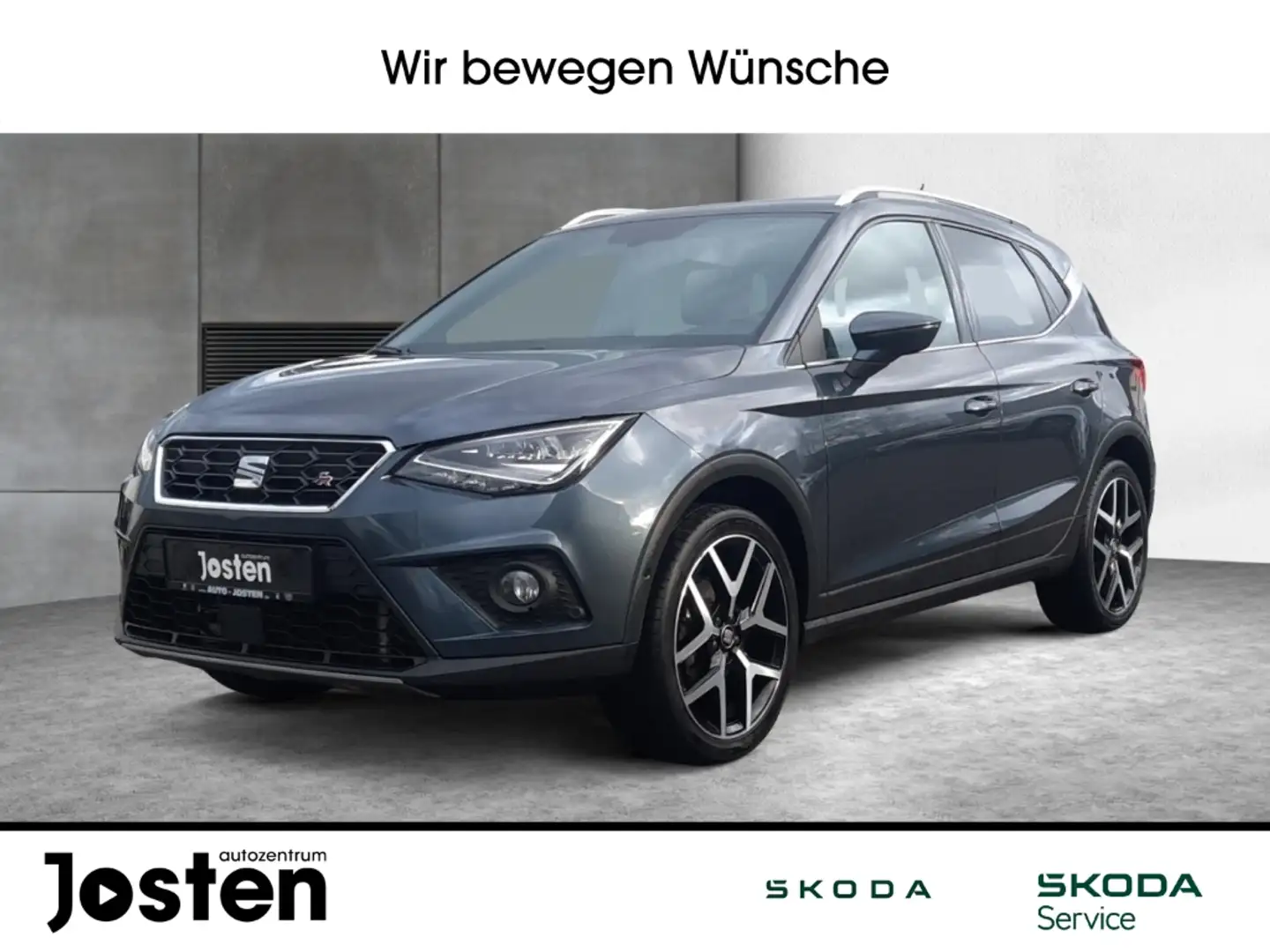 SEAT Arona FR 1.0 TGI LED CarPlay ACC Kessy SHZ DAB Grau - 1