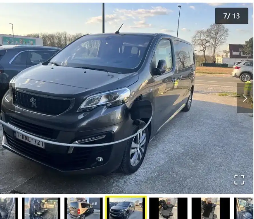 Peugeot Traveller 2022 из Европы — купить под ключ