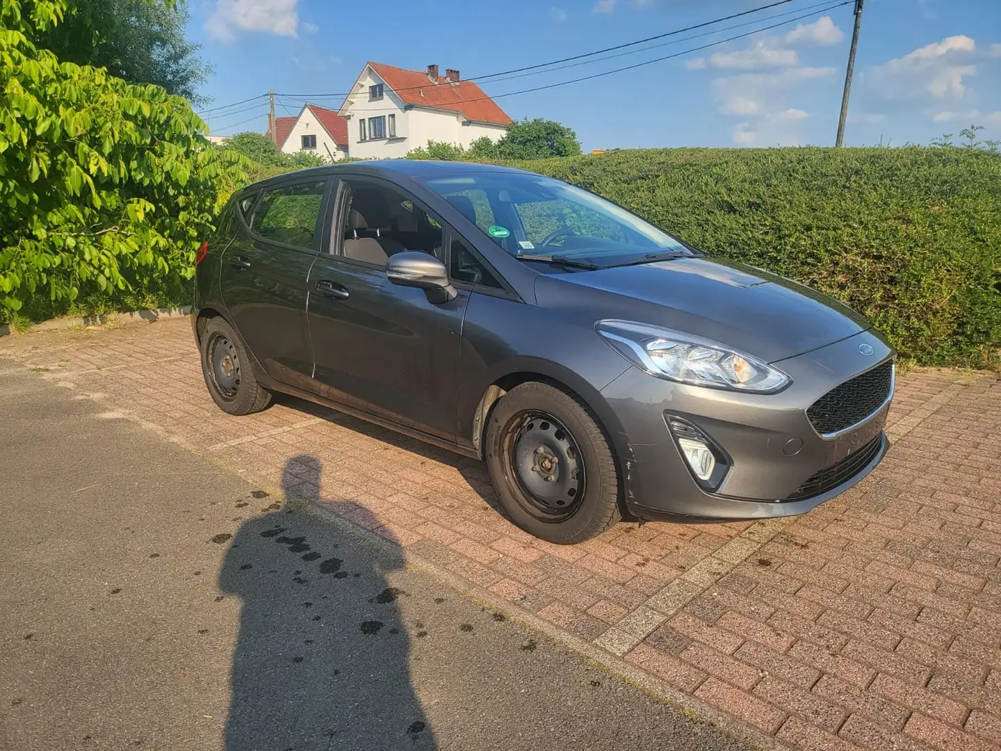 Ford Fiesta 1.1i 👉107890KM👈AIRCO❄️CARNET COMPLET✅ Gris - 1