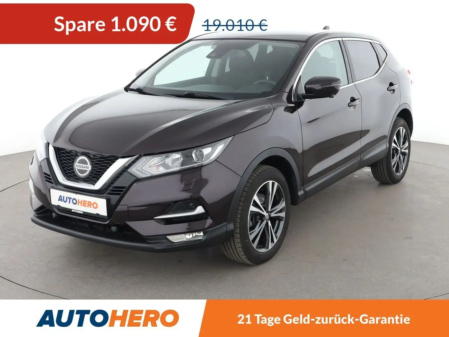 Nissan Qashqai 1.3 DIG-T N-Connecta *NAVI*360CAM*SHZ*TEMPO*ALU* Burdeos - 1