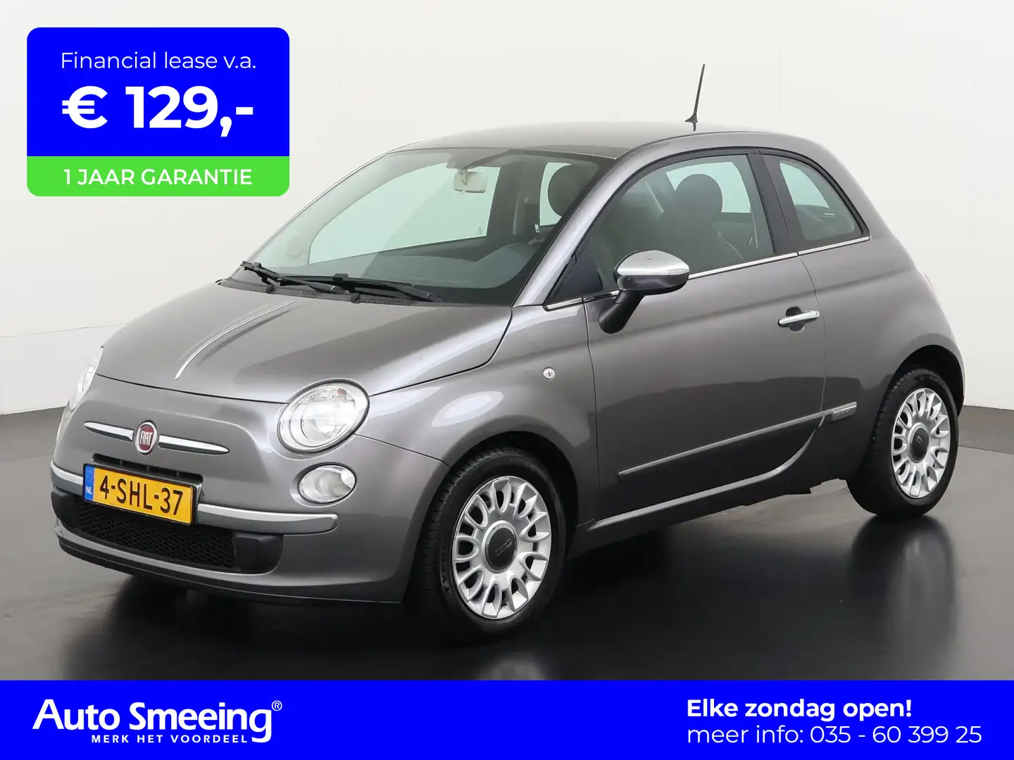 Fiat 500 0.9 TwinAir Easy Automaat | Airco | Lichtmetalen V Grau - 1