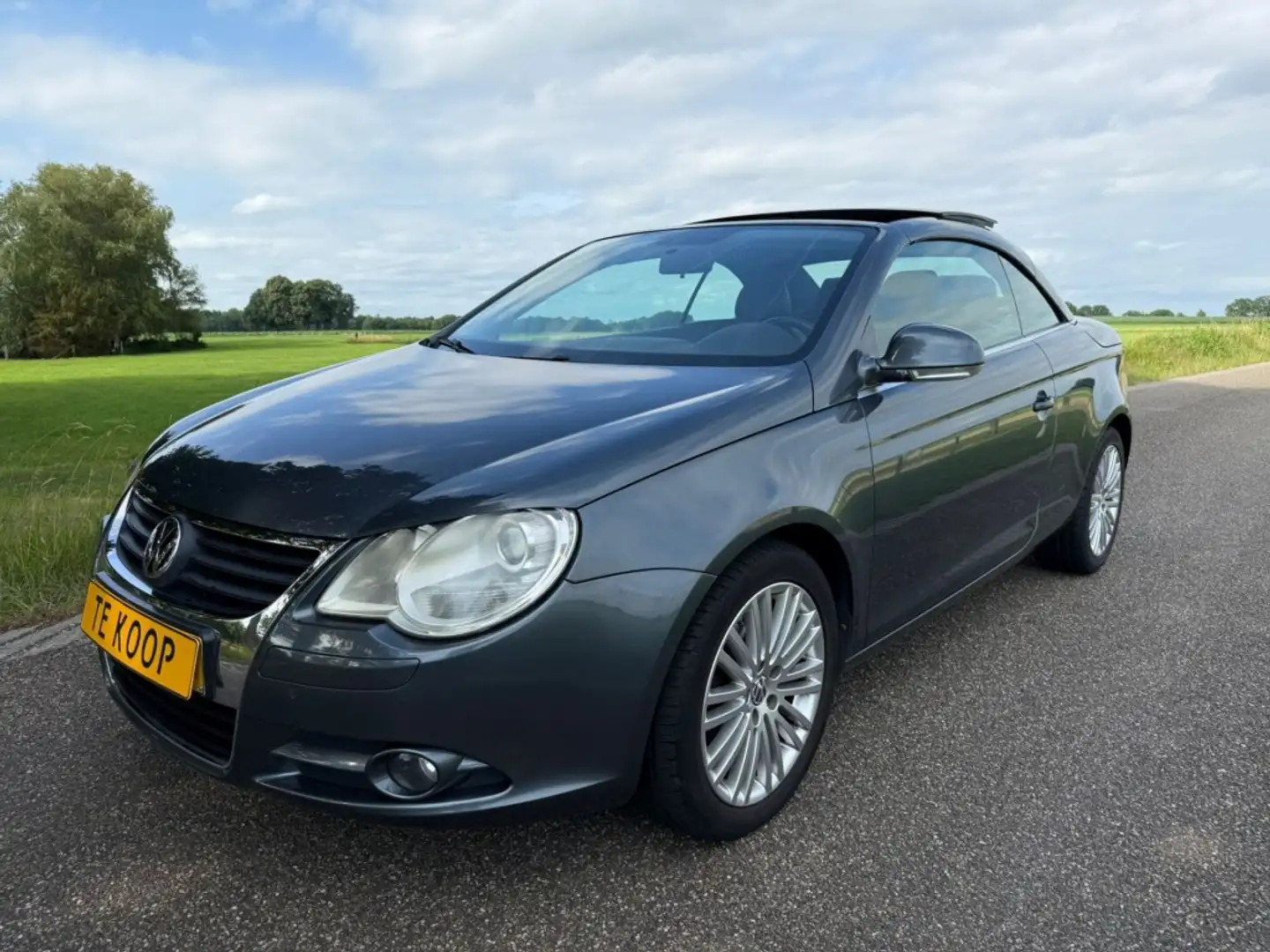 Volkswagen Eos 2.0 Fsi Highline/Navi/N.A.P./Voll/Zeer nette Grijs - 1