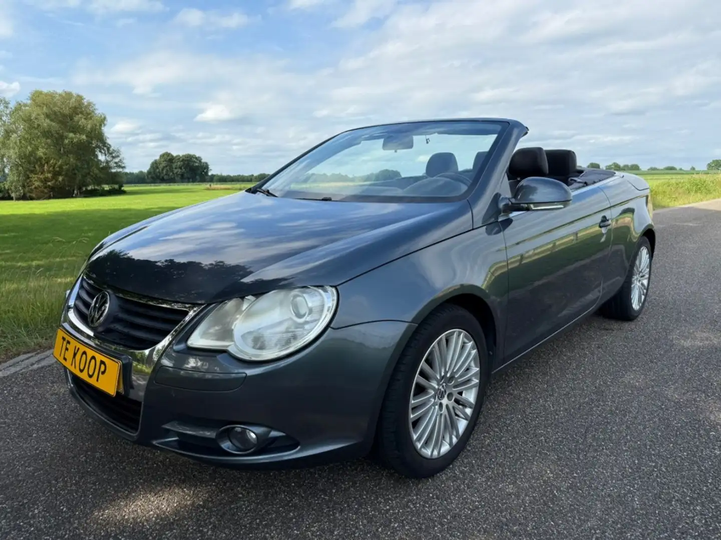 Volkswagen Eos 2.0 Fsi Highline/Navi/N.A.P./Voll/Zeer nette Grijs - 2