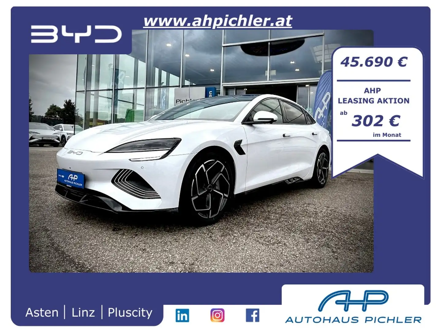 BYD Seal Excellence AWD 530PS Aut. LEASING AKTION Weiß - 1