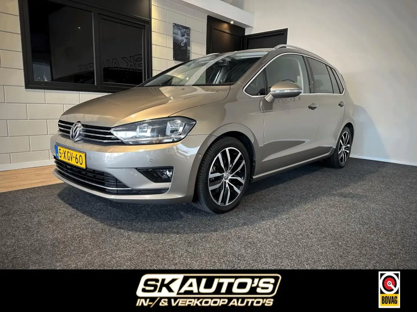 Volkswagen Golf Sportsvan 1.4 TSI HIGHLINE AUTOMAAT l 1STE EIG l NAP l LMV l Beige - 1