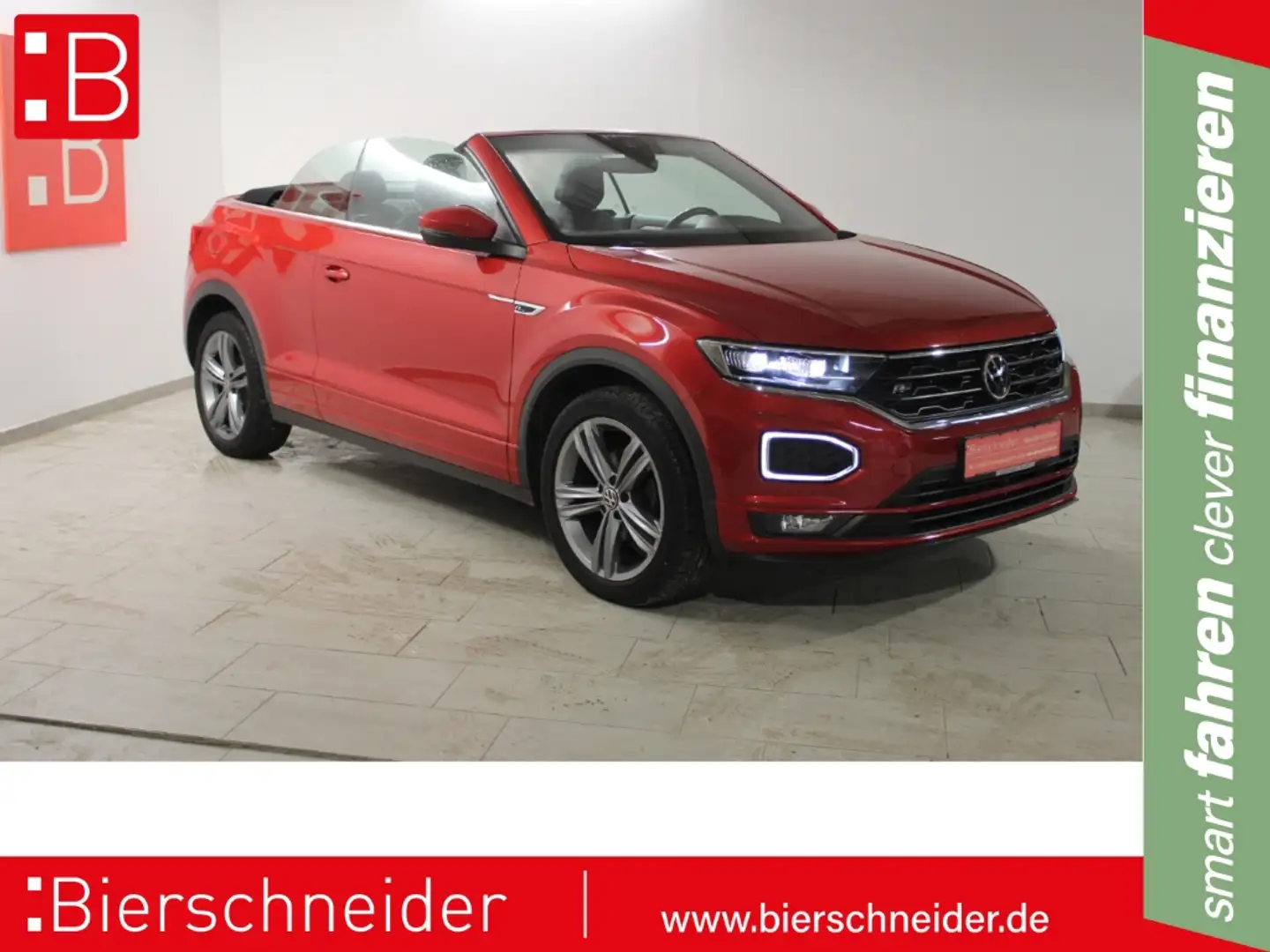Volkswagen T-Roc 1.5 TSI DSG 2x R-Line 18 LED AHK ACC Rot - 1