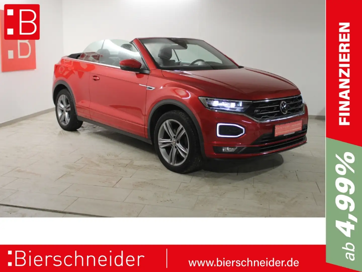 Volkswagen T-Roc 1.5 TSI DSG 2x R-Line 18 LED AHK ACC Rot - 1