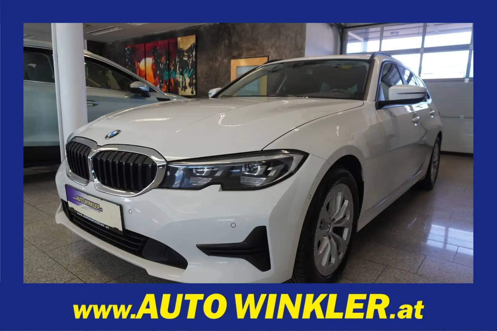BMW 316 d 48 V Touring Aut. LED/AHK/Navi Weiß - 1