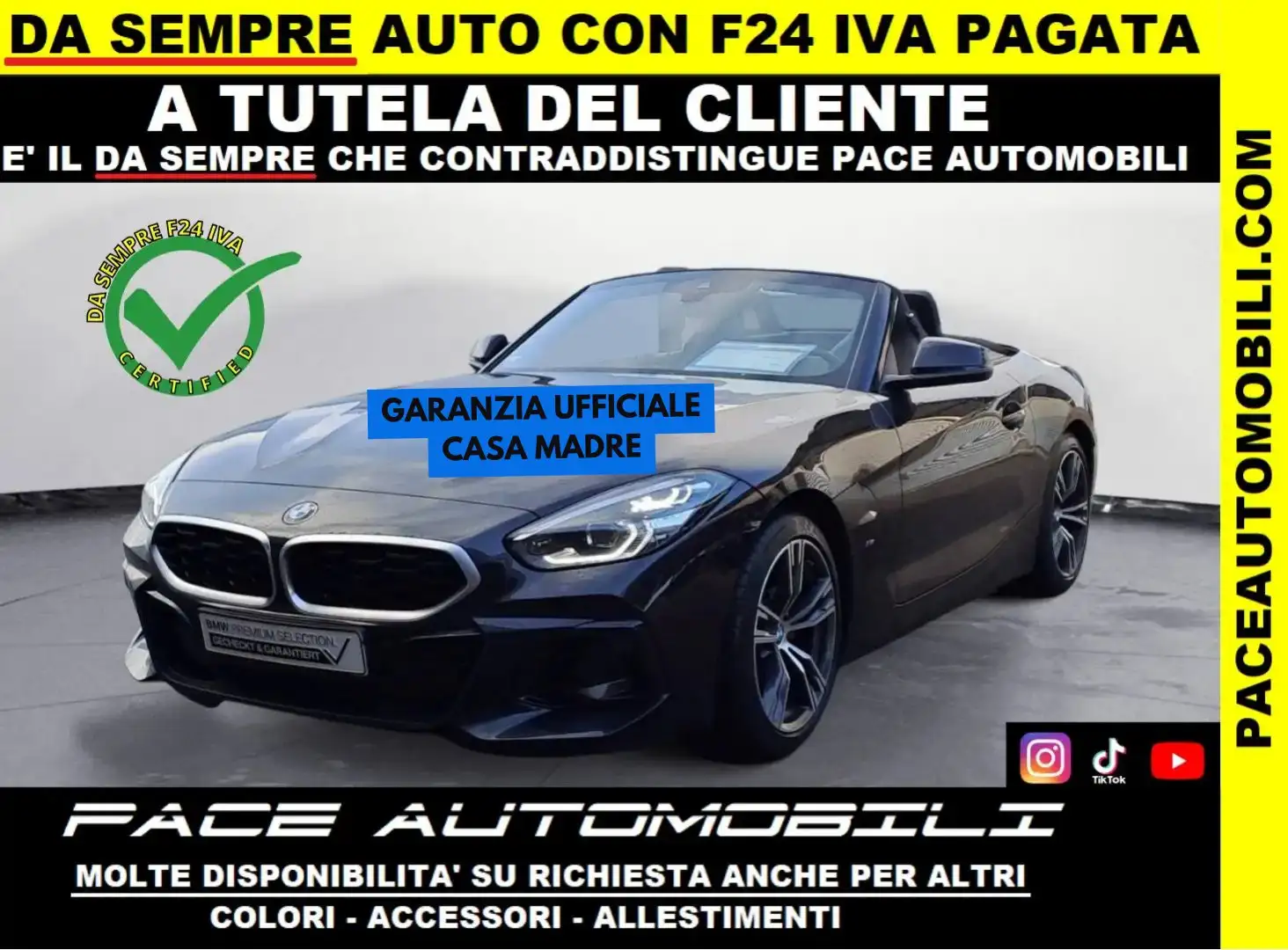 BMW Z4 20 i SDRIVE MSPORT M SPORT KAMERA SHADOW LINE HUD Nero - 1
