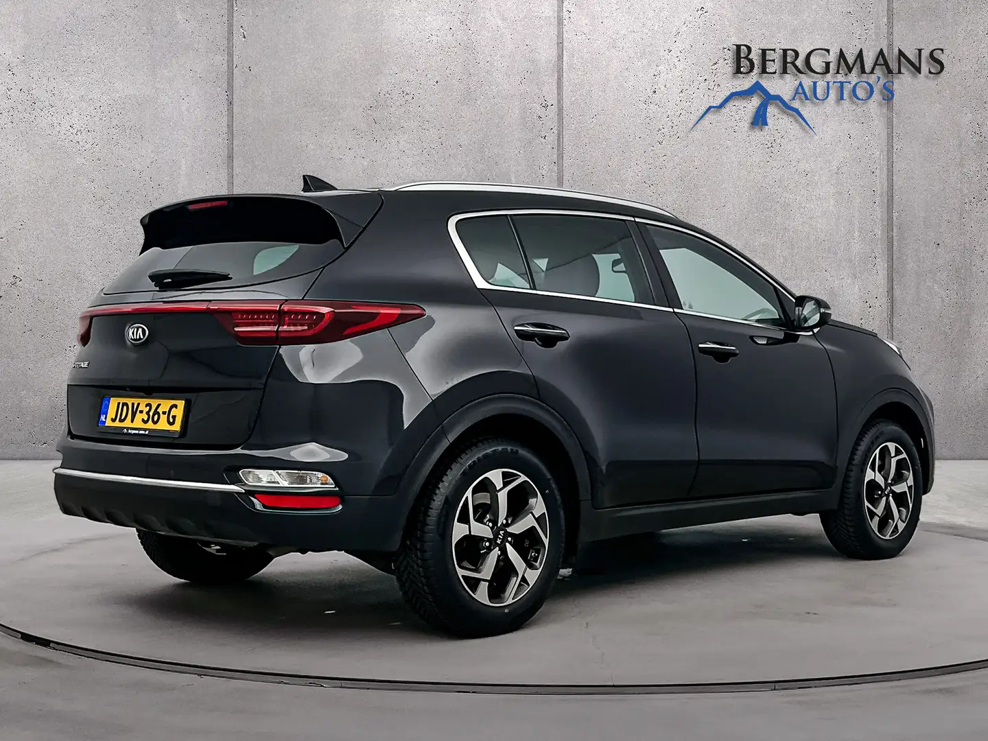 Kia Sportage 1.6 GDI DynamicLine // LEDER // 1e EIGENAAR // Zwart - 2