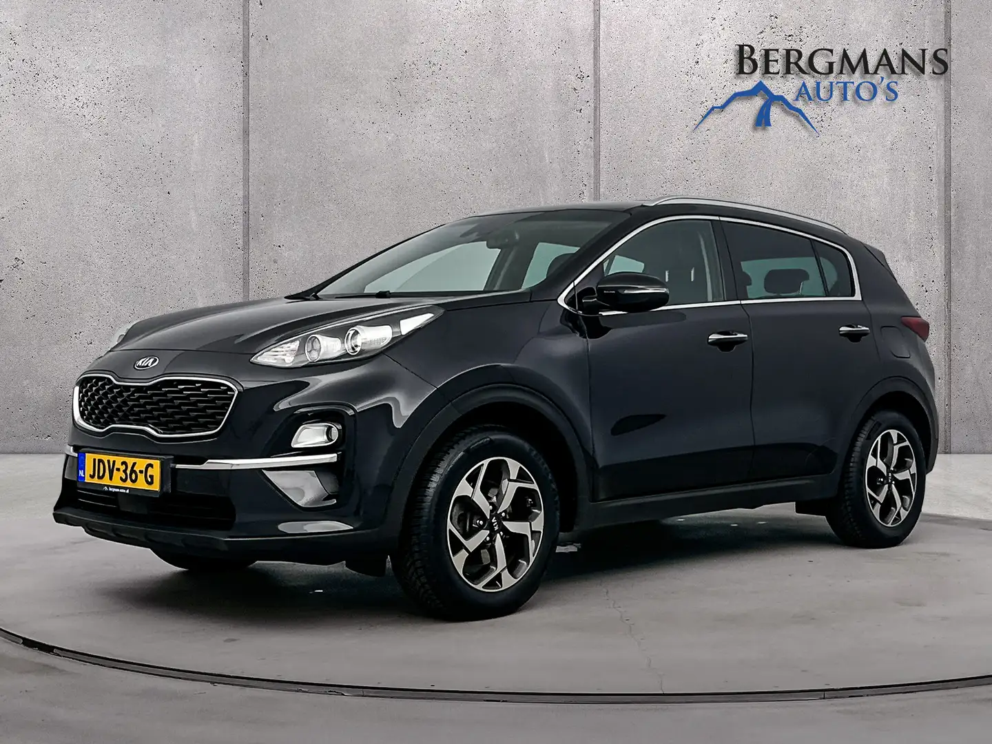 Kia Sportage 1.6 GDI DynamicLine // LEDER // 1e EIGENAAR // Zwart - 1