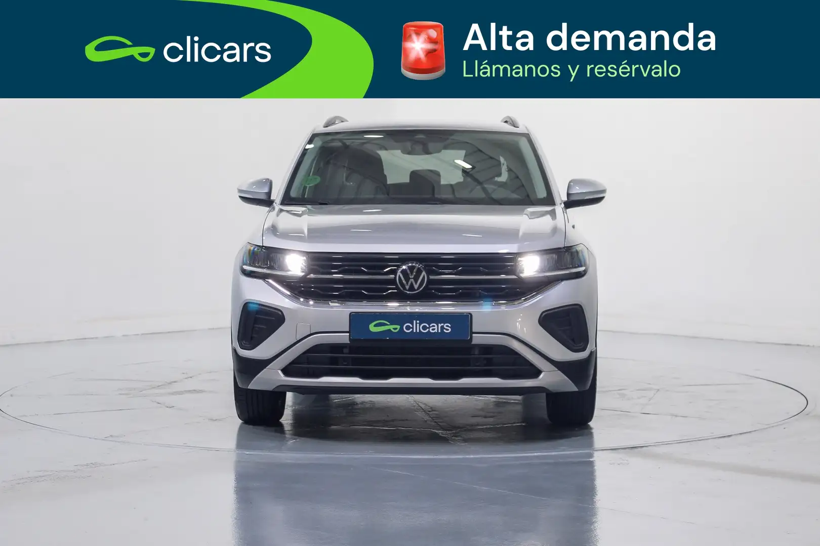 Volkswagen T-Cross 1.0 TSI Más Aut. 85kW Plateado - 2