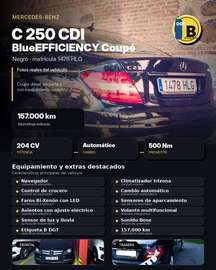 Coupé 250CDI BE 7G Plus