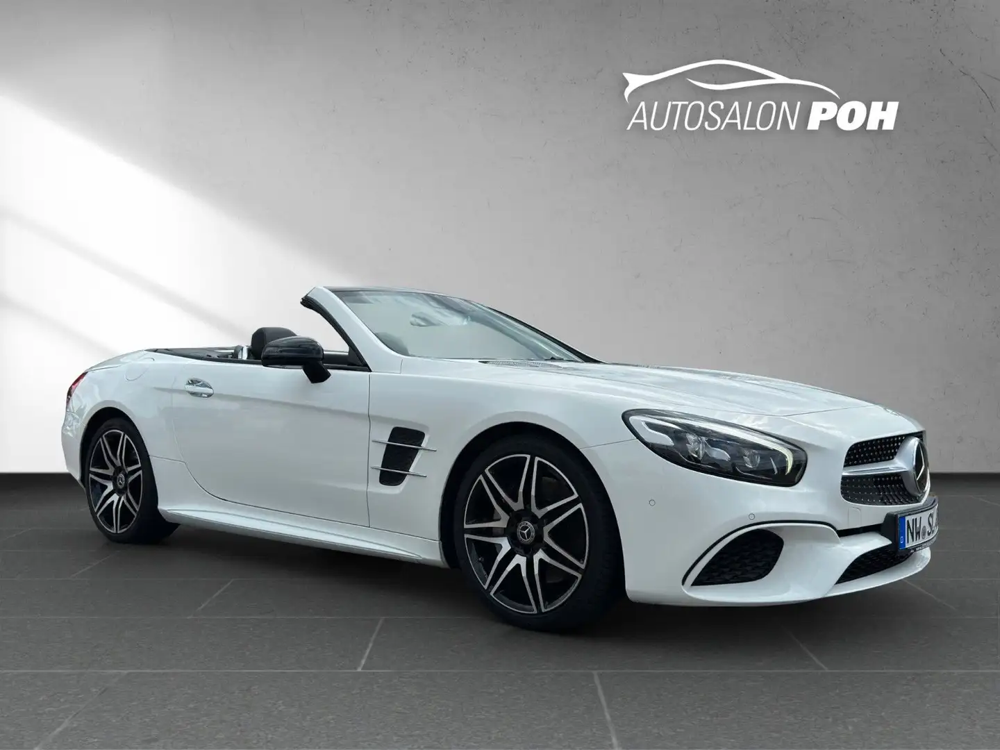 Mercedes-Benz SL 400 /AMG-Line/H&K/DistronicPlus/Leder Exclusiv Білий - 1