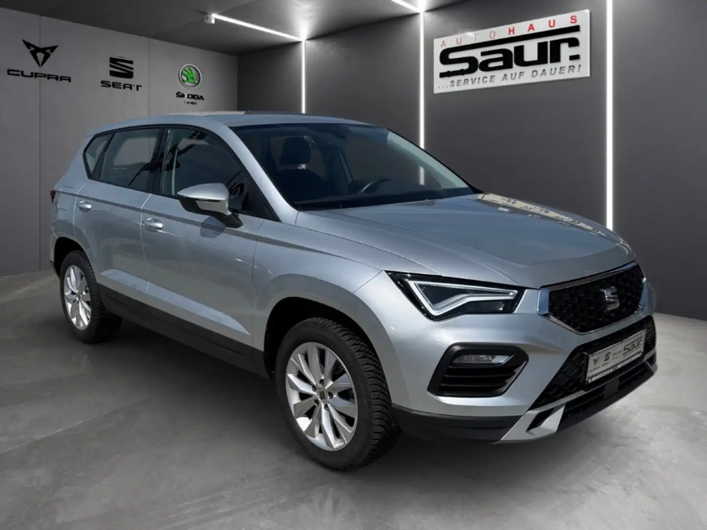 SEAT Ateca Style 1.5 TSI LED NAVI KLIMA AHK MIRROR-LINK KEYLE Argent - 2