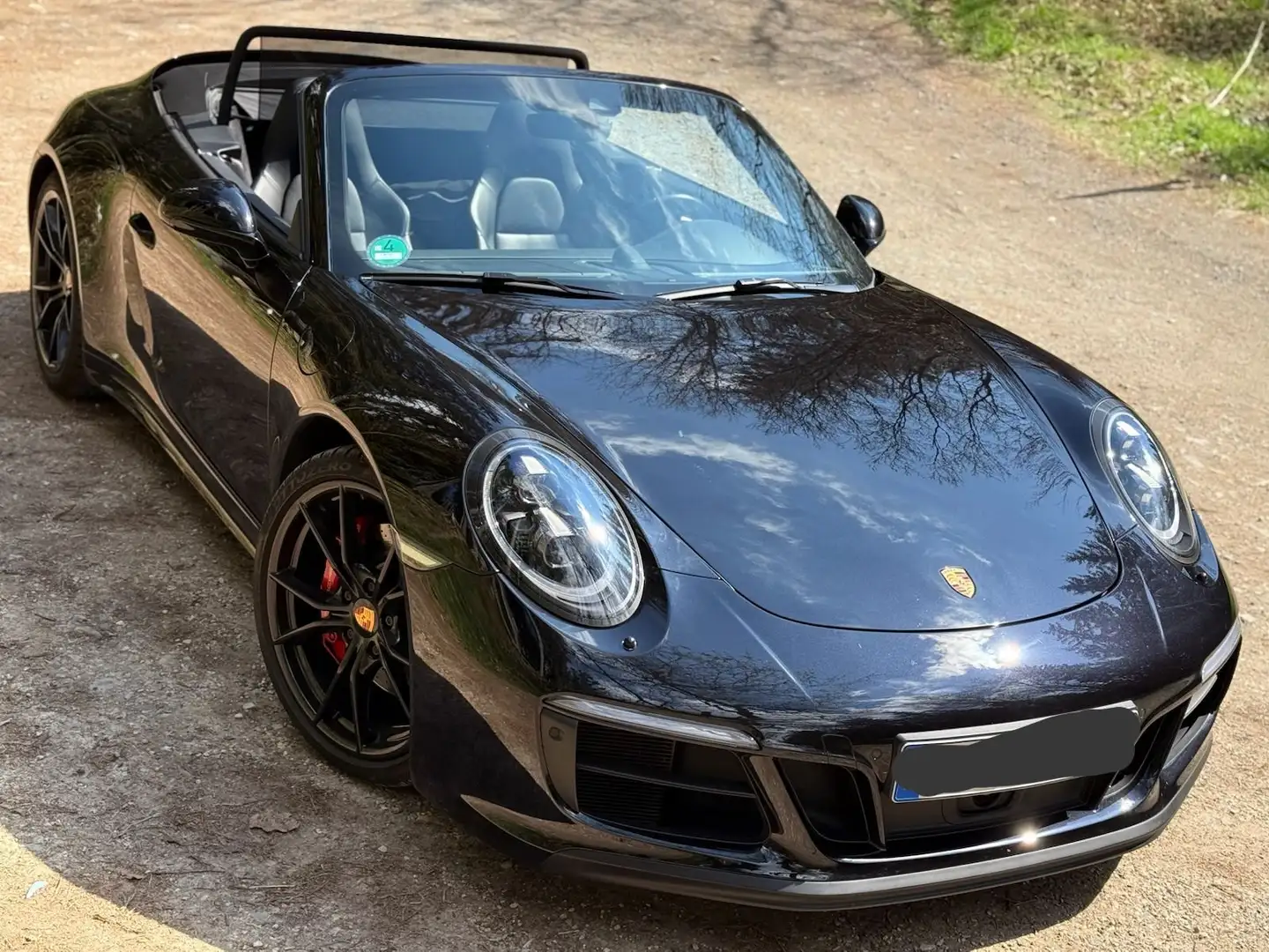 Porsche 991 911 Cabrio 911 Carrera 4 GTS Cabriolet PDK Чорний - 2