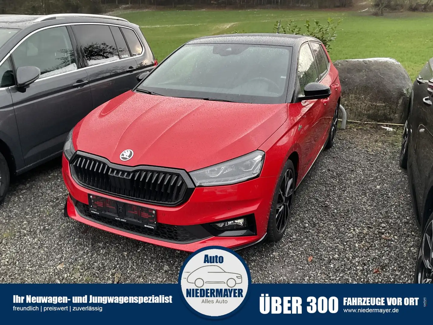 Skoda Fabia 1.0 TSI Monte Carlo, LED, Kamera, Winter, 17-Zoll, Rot - 1
