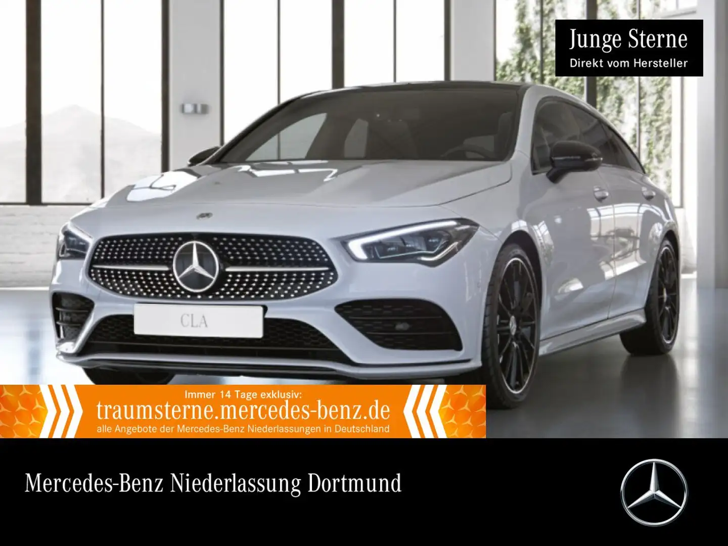 Mercedes-Benz CLA 200 AMG+NIGHT+PANO+360°+MULTIBEAM+19"+TOTW+7G Blanc - 1