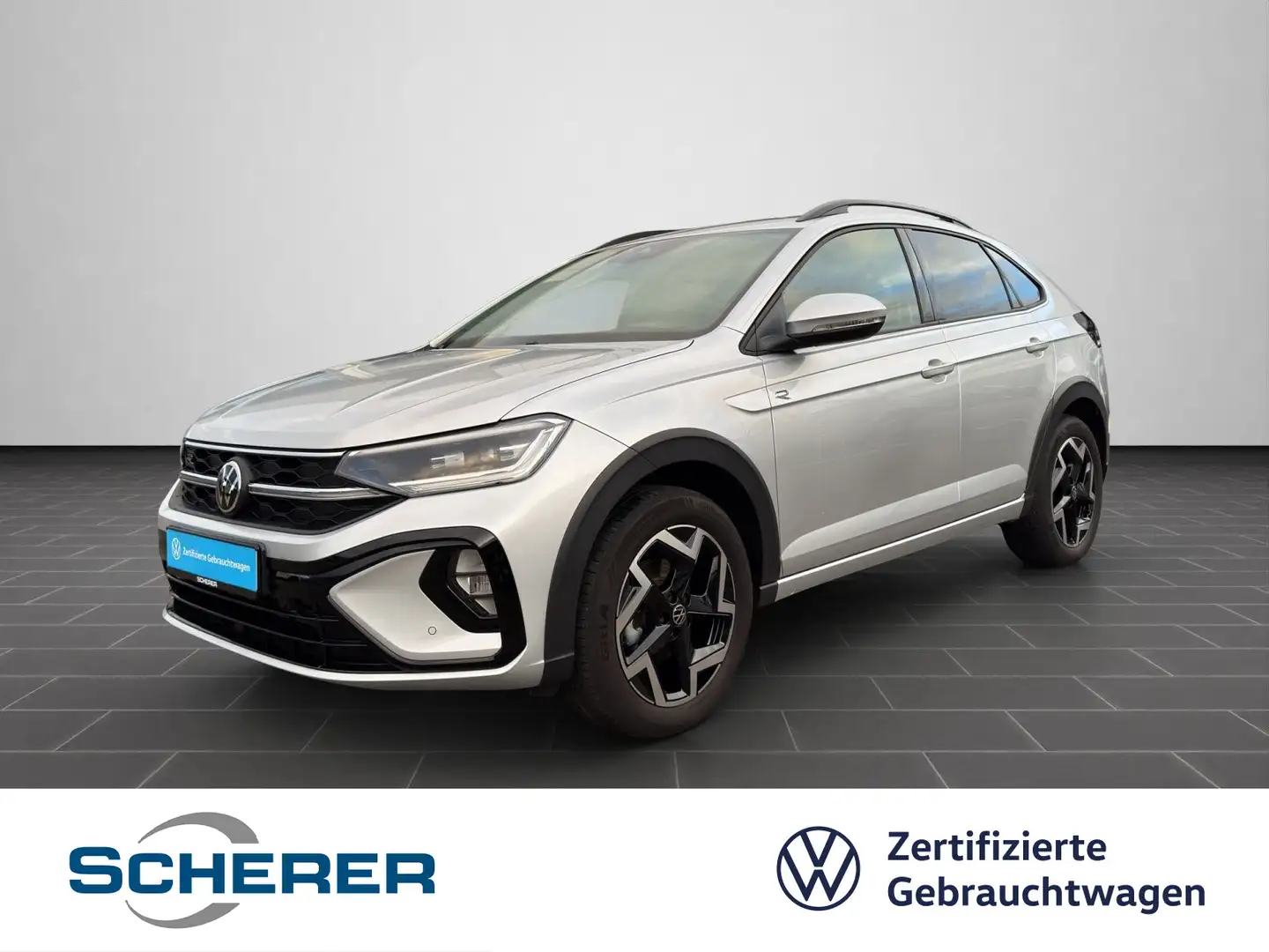 Volkswagen Taigo 1.0 TSI R-line DSG IQ-LIGHT SHZ CARPLAY Silber - 1