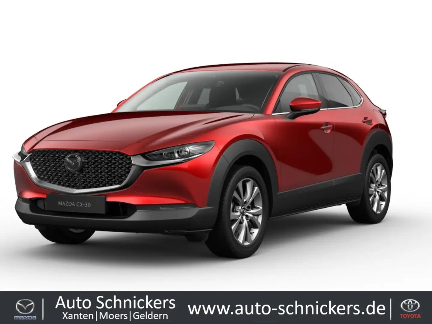 Mazda CX-30 EXCLUSIVE+MATRIX+BOSE+CARPLAY+VFW-AKTION Rouge - 1