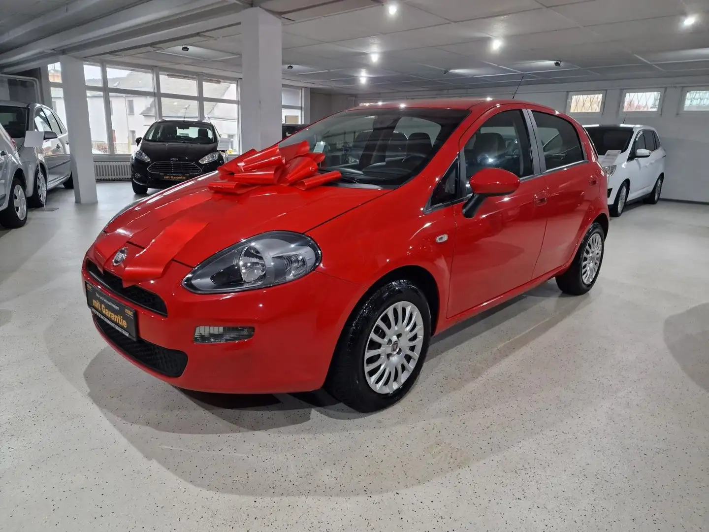 Fiat Punto More- Rentner Auto- Gutachten- Garantie Rouge - 1