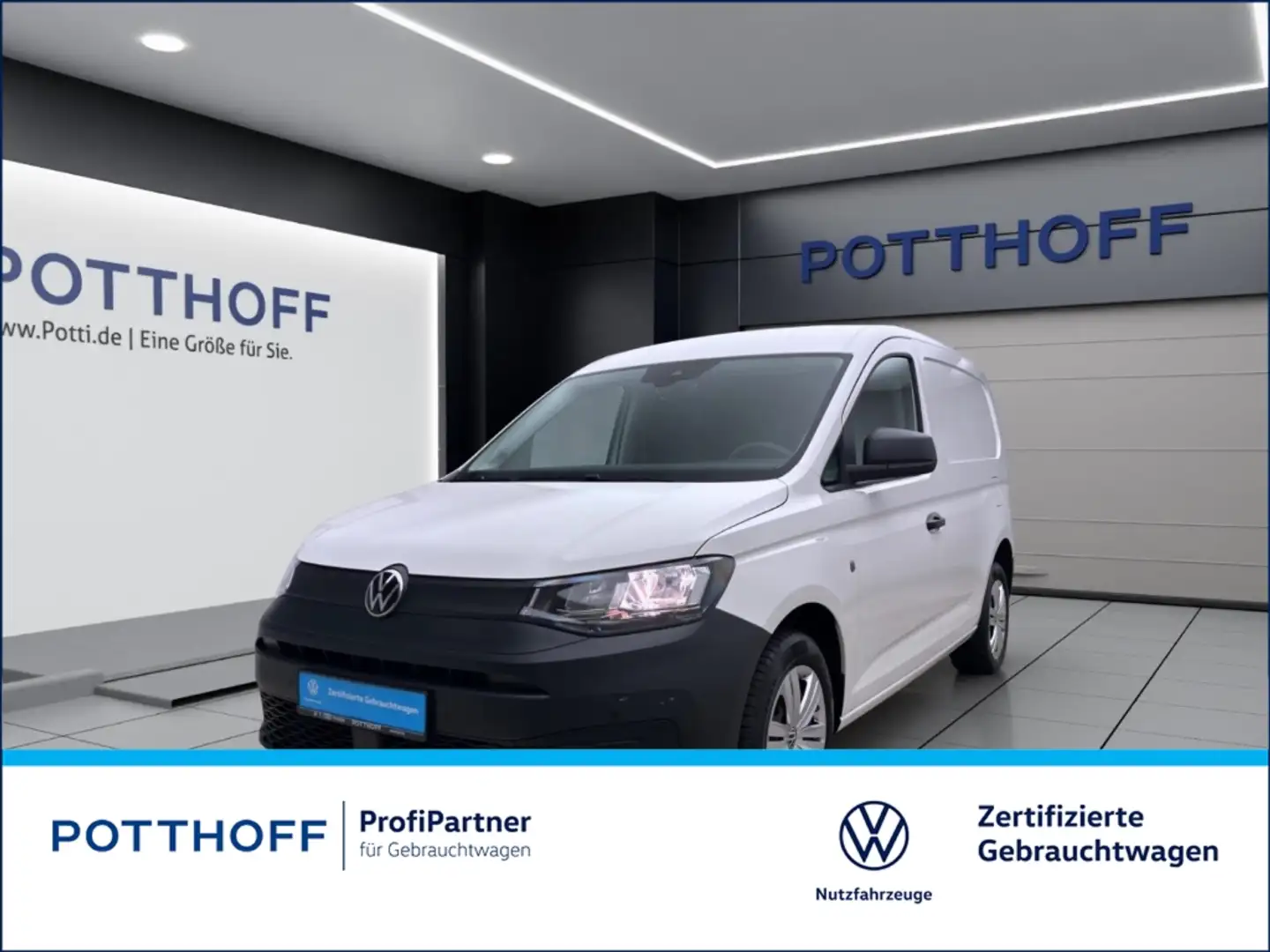 Volkswagen Caddy Cargo 2.0 TDI KASTEN PDC BLUETOOTH SITZHZG Weiß - 1