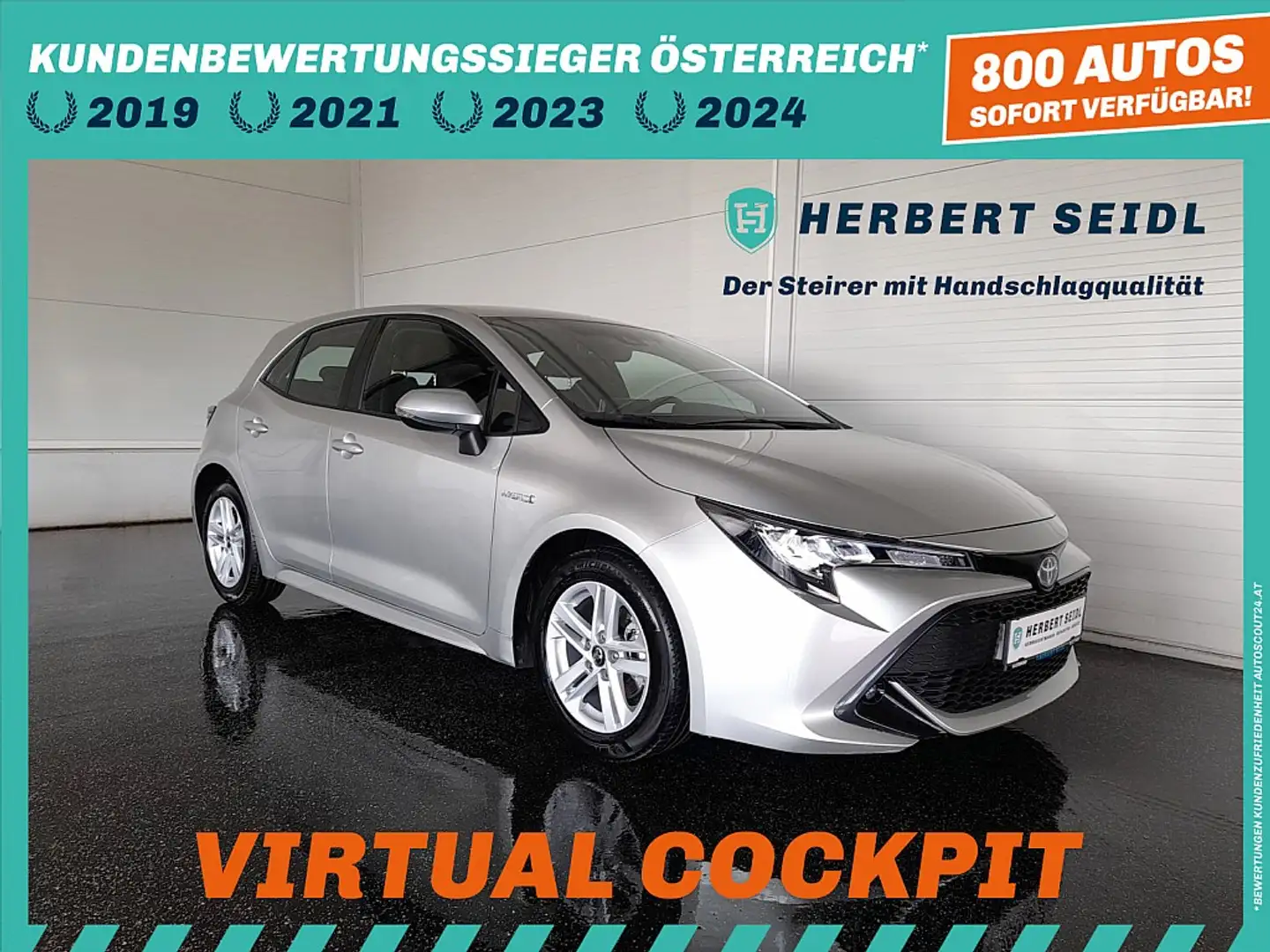 Toyota Corolla Dynamic 1,8 Hybrid Aut. *LED / NAVI / ACC / SPU... Grau - 1