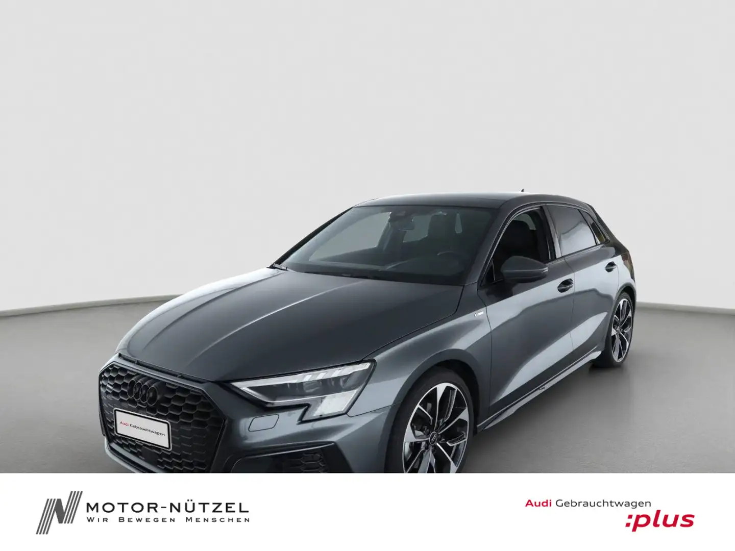 Audi A3 40 TDI QU S-LINE MATRIX+NAV+B&O+HuD Grau - 1