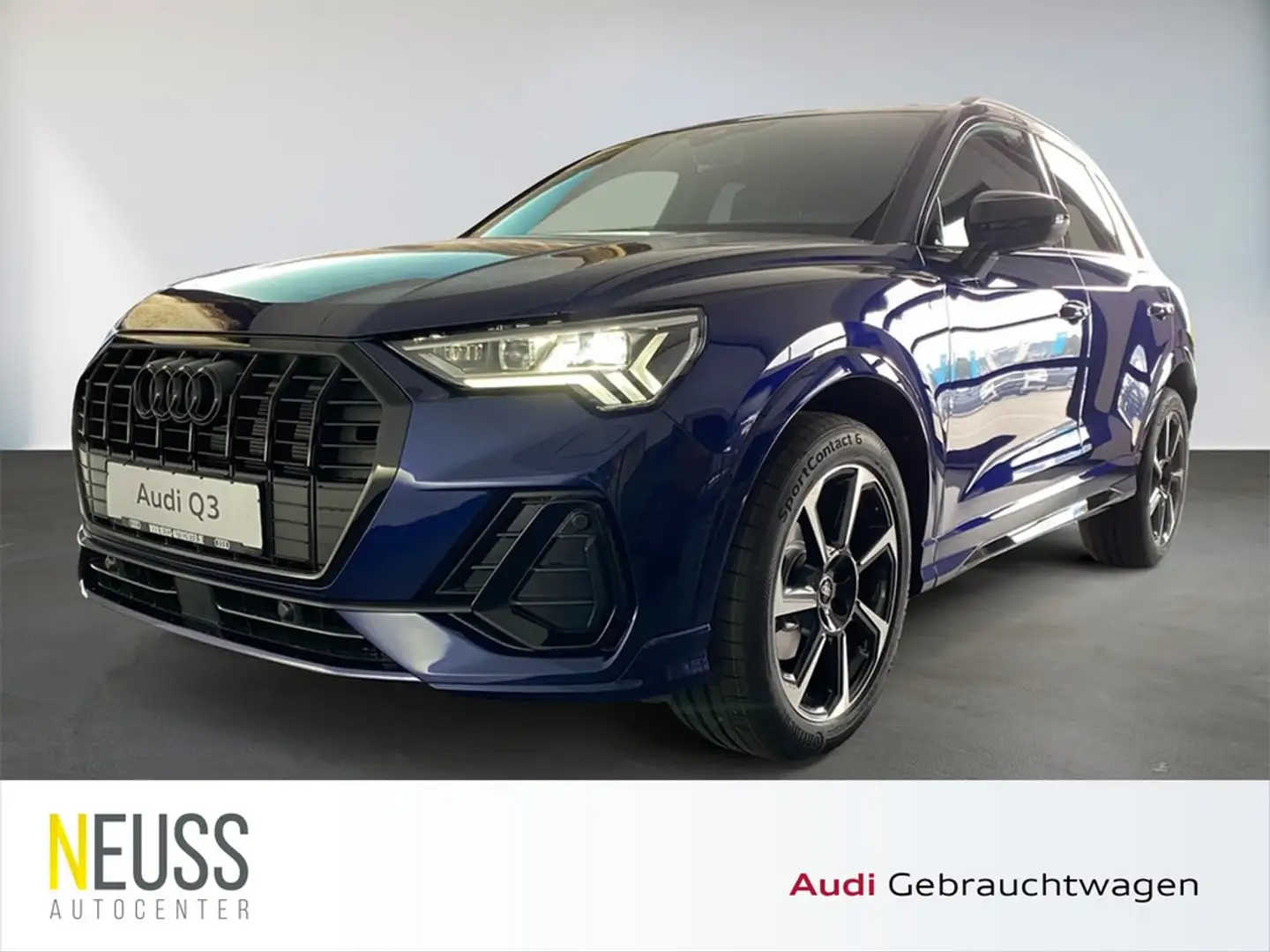 Audi Q3 35 TFSI S line business AHK+ACC+SONOS+RFK+LED Blau - 1