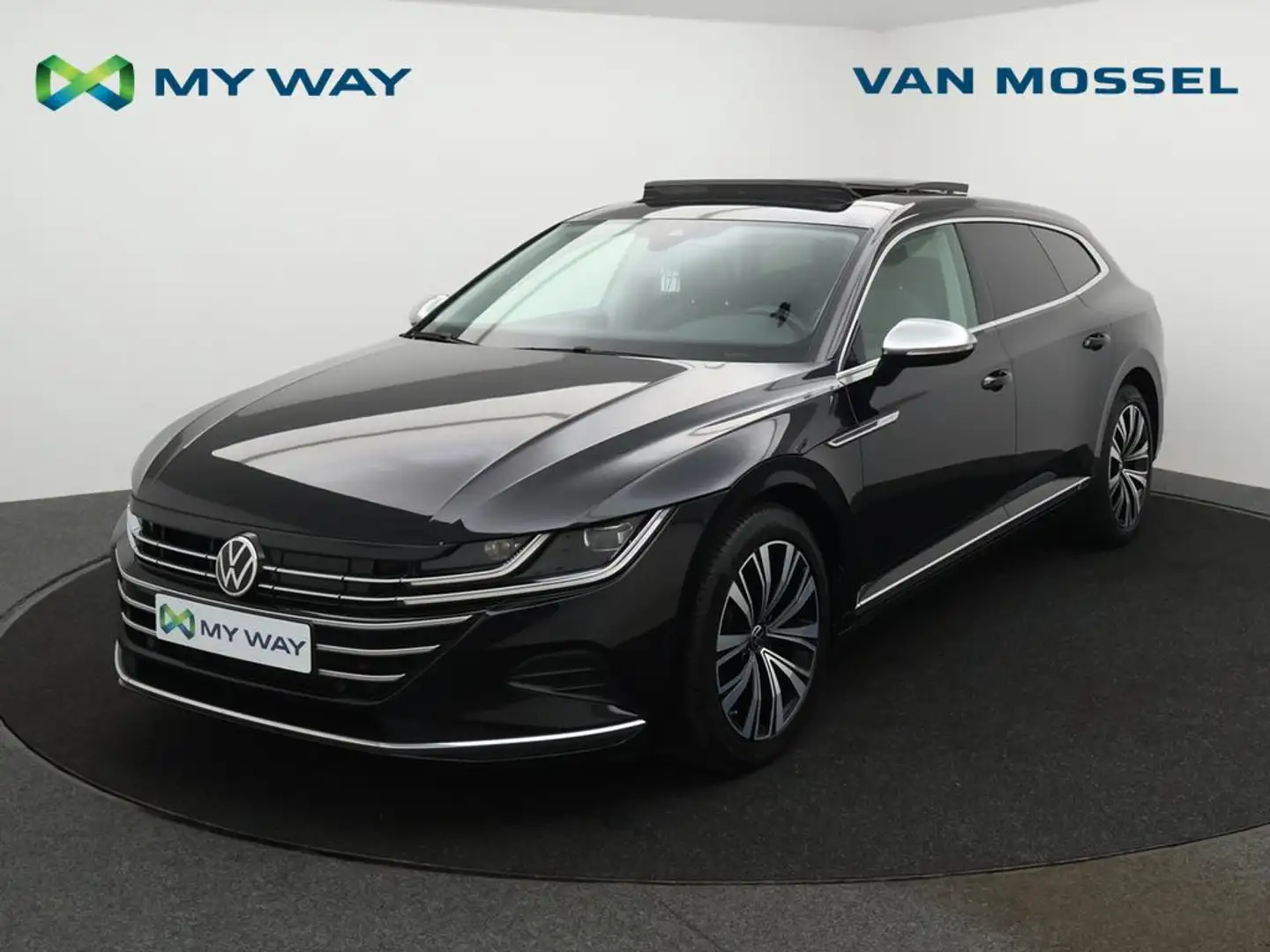 Volkswagen Arteon Elegance 1.4TSI eHybrid 218PK *AUTOMAAT*PANO DAK*LEDER*SPORTSEATS*CRUISE*NAVI*BLTH*PDC*... Noir - 1