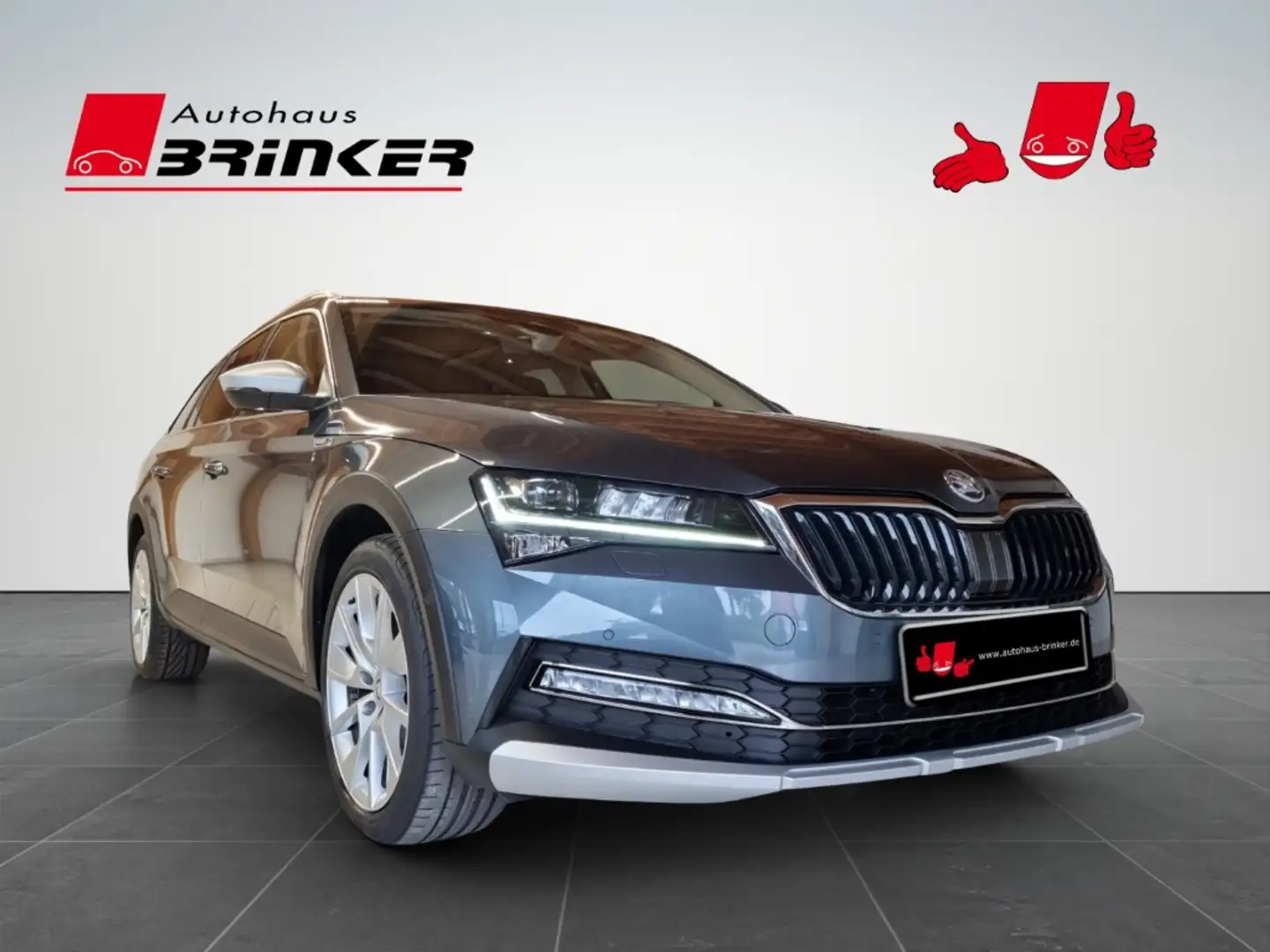 Skoda Superb Combi Scout 4x4 2.0 TDI DSG EU6d-T Gris - 1
