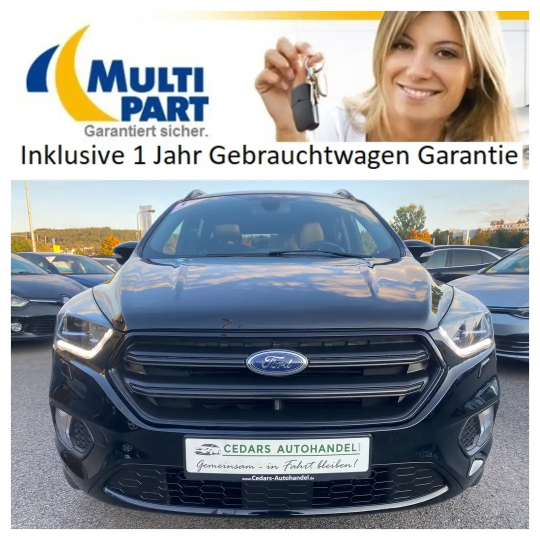 Ford Kuga ST-Line Aut. AWD 1.Hd Navi Xenon Kam App Ambiente Schwarz - 2