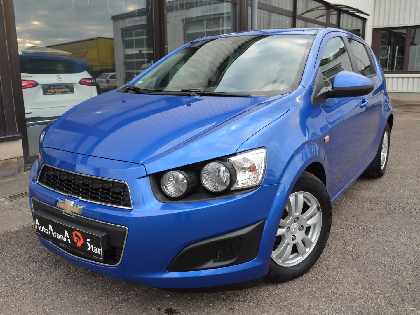 Chevrolet Aveo 1,4 LT+,Klima,Servo,Airbag,Tel,CD-Radio Blau - 1