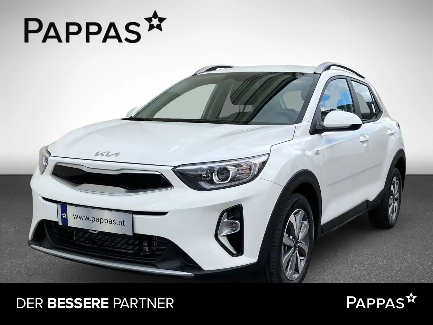 Kia Stonic SILBER 1.0 TGDI Klimaautomatik, Dachreli Weiß - 1