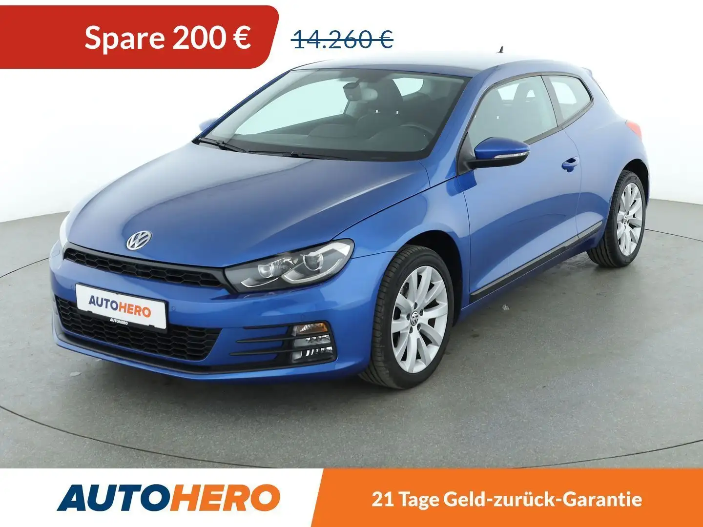 Volkswagen Scirocco 1.4 TSI BlueMotion*XENON*PDC*SHZ*KLIMA*GARANTIE* Bleu - 1